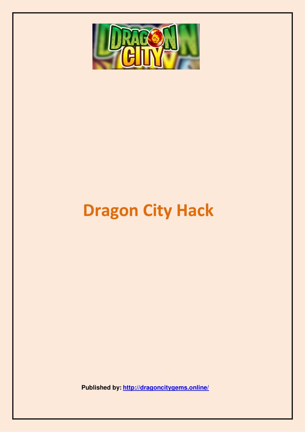 dragon city app cheats